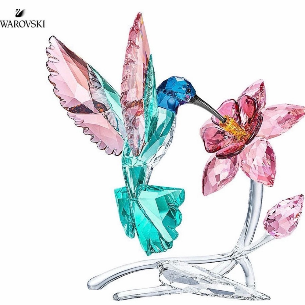 NIB Authentic Swarovski Hummingbird Timeless Unique Crystal Figurine #5461872